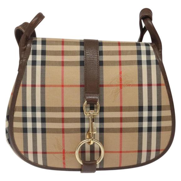 Burberry Haymarket Beige Canvas shoulder - Picture 1 of 10